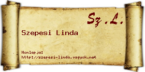 Szepesi Linda névjegykártya